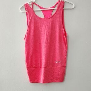 NIKE NEON PINK DRI-FIT TOP SIZE XS